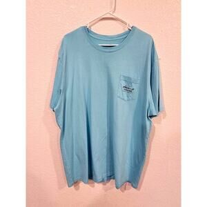 Aftco American Fishing Swordfish Blue Men's XXL T-Shirt front pocket‎ #3